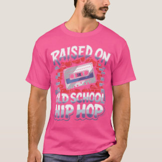 Upphöjt på Old school Hip hop Tshirt Cassette Graf T Shirt