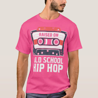 Upphöjt på Old school Hip hop Tshirt Cassette Graf T Shirt