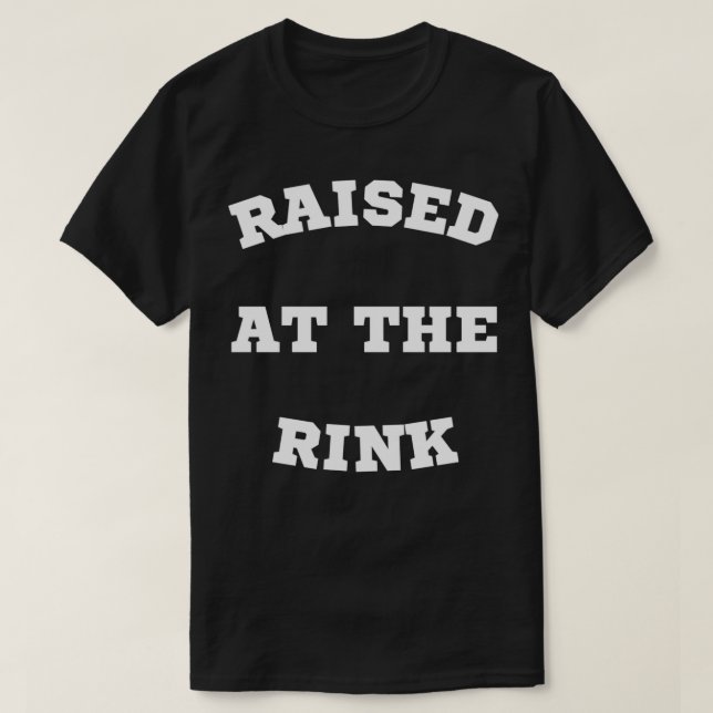 Upphöjt på Rink Hockey Unisex Hoodie Hockey Hoodie T Shirt (Design framsida)