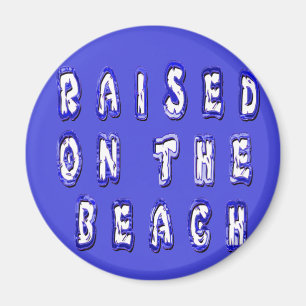 Upphöjt på stranden: A Nautical Design Magnet