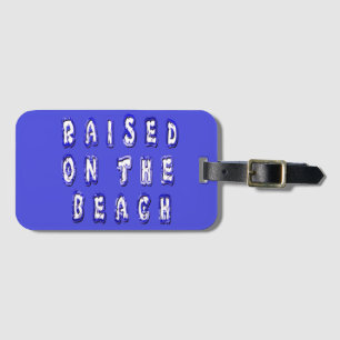Upphöjt på stranden: Serene Beach Life Memories Bagagebricka