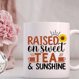 Upphöjt på Sweet Tea & Sunshine Kaffemugg