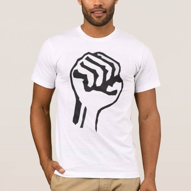 Upphöjt prick av protesten T-Shirt (Framsida)