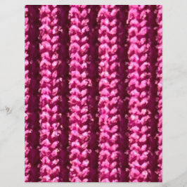 Upphöjt Sticka Mönster i Shock rosa, Skrapbok Papp