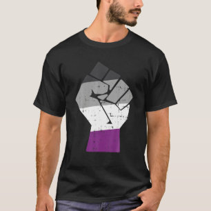 Upphöjt stöd för Flagga av Pridet för framväxande  T Shirt