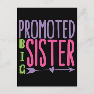 Upphöjt storepris - Big Sister-visning Vykort