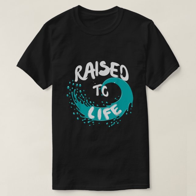 Upphöjt till Life Cute Boys Girls Kids Christian B T Shirt (Design framsida)