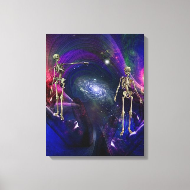 Upphörande av existens canvastryck (Framsida)