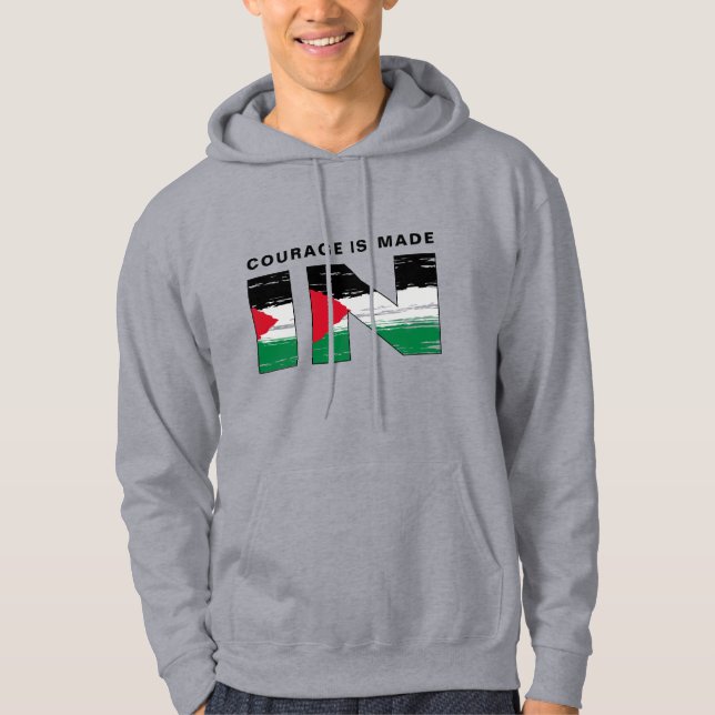 UPPHOV GÖRS I PALESTINA | Fria Palestina Hoodie (Framsida)