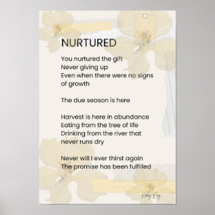 Upphovsfrämjande Dikt Poetry Poster