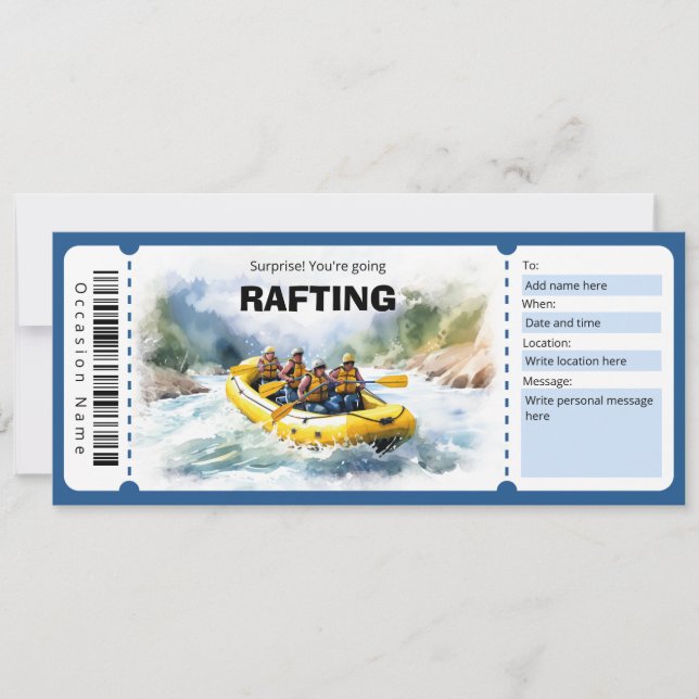 Upphovsintyg från Biljett Inbjudningar (Framsida)