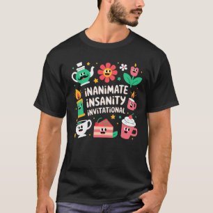 Upphovsman Bläck Inanimity Black and White T Shirt