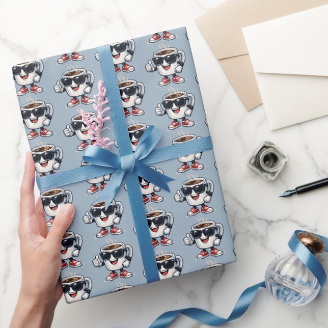 Upphypad kaffekopp presentpapper (Gifting)
