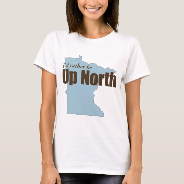 Uppifrån norr - Minnesota T-shirt (Framsida)
