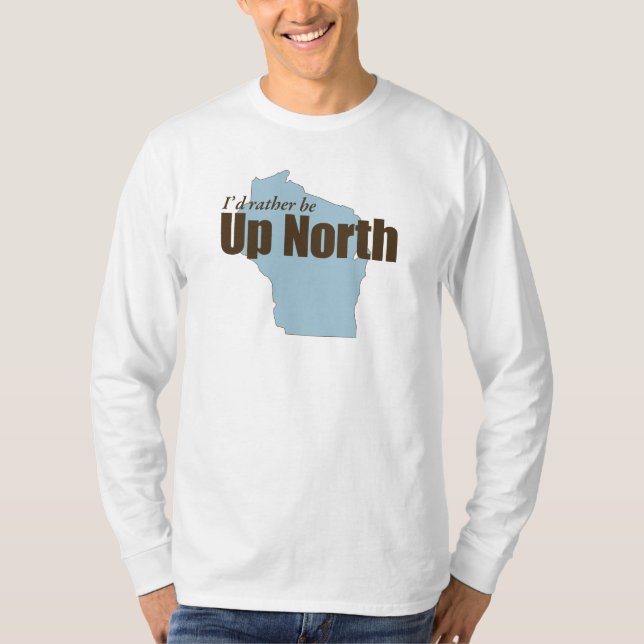 Uppifrån norr - Wisconsin T-shirt (Framsida)
