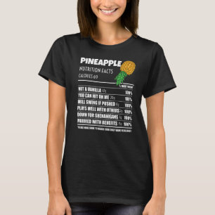 Uppifrån och ned Ananas Ananas Nutritionsfenomen S T Shirt