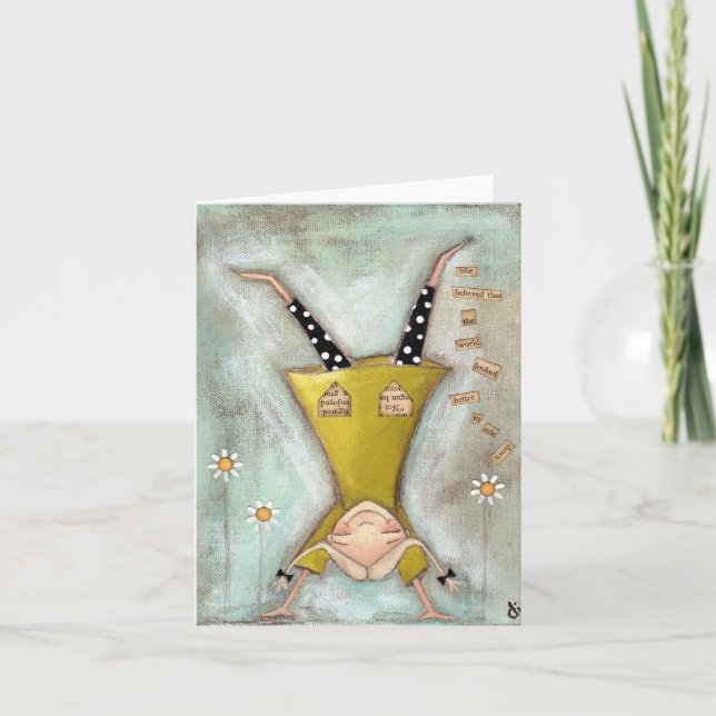 Uppifrån och ned - anteckningskort (Framsida)