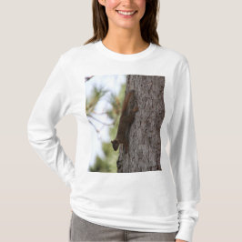Uppifrån och ned-ekorre t shirt
