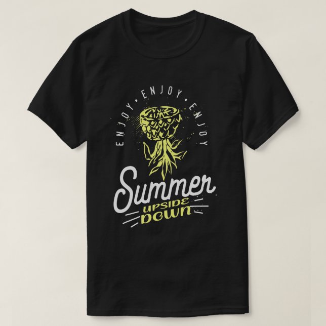 Uppifrån och ned Pineapple Swinger 4 T Shirt (Design framsida)