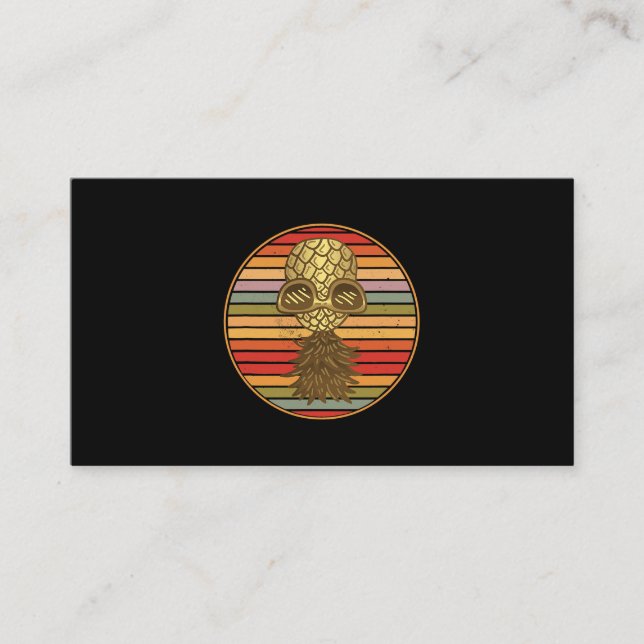 Uppifrån och ned Pineapple Swinger 7 Visitkort (Framsida)