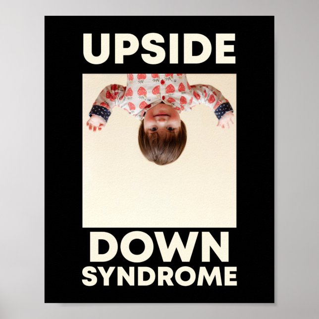 Uppifrån och ned Syndrome Awareness Speciell Educa Poster (Framsidan)