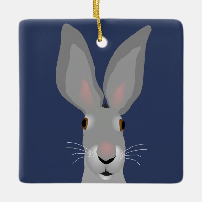 Uppifrån-ornament Julgransprydnad Keramik (Framsida)