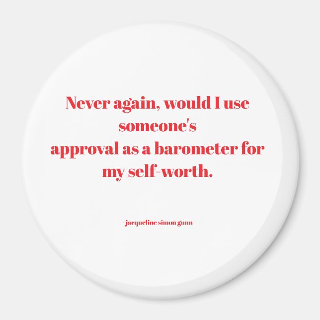 Uppiggande citat magnet (Framsidan)