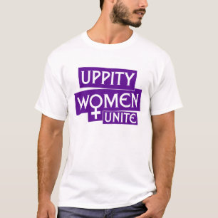 Uppity kvinnor förenar t-shirt