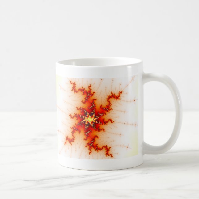 Uppknäppt Fractal Kaffemugg (Höger)