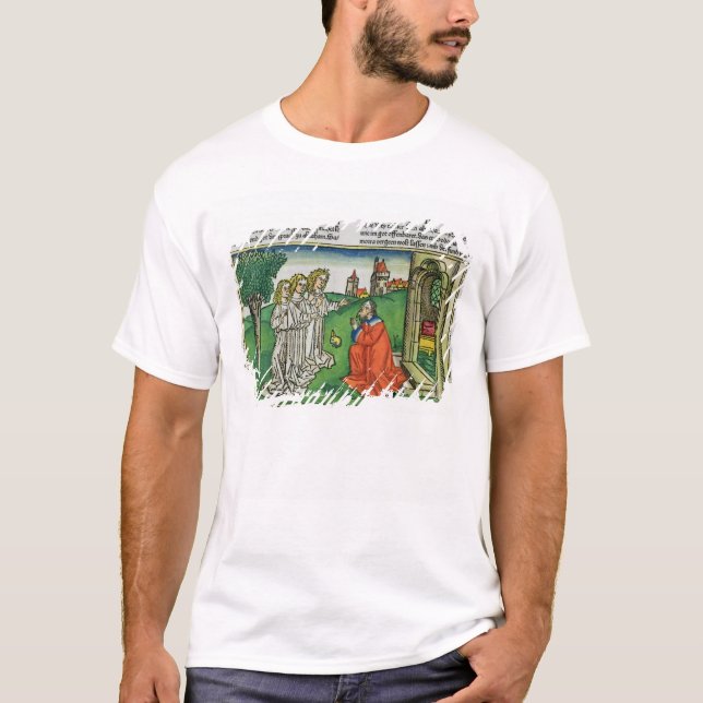 Uppkomst 18 2 Abraham och den tre änglar, från th Tröja (Framsida)