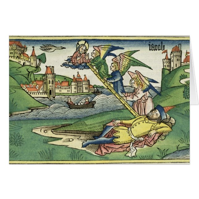 Uppkomst 28 10 Jacob stege, från 'Nuremberg Hälsningskort (Framsidan Horizontal)