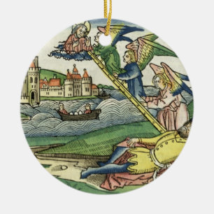 Uppkomst 28 10 Jacob stege, från 'Nuremberg Julgransprydnad Keramik