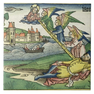 Uppkomst 28 10 Jacob stege, från 'Nuremberg Kakelplatta