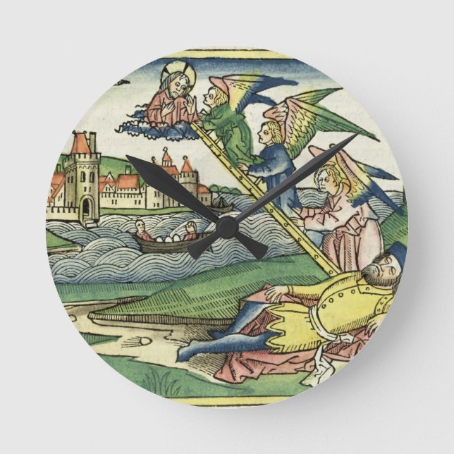 Uppkomst 28 10 Jacob stege, från 'Nuremberg Rund Klocka (Framsida)