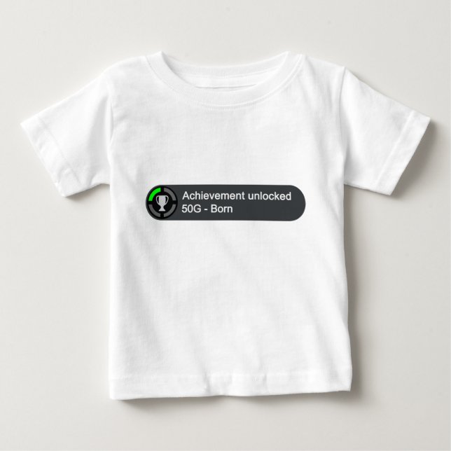 Uppkomst olåst - född tee shirt (Framsida)