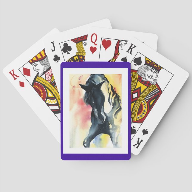 Uppkomst som leker kort spelkort (Baksidan)