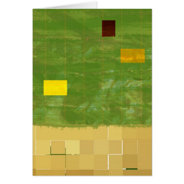 Uppkomstdag 3: Vegetation 2014 Hälsningskort (Framsidan)