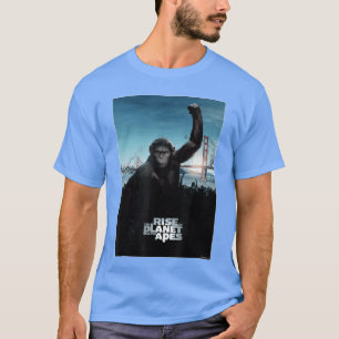 Uppkomsten av planetens apor Caesar Apa Armé Mov T Shirt