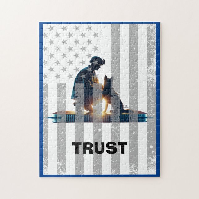 Uppkoppling till hörnet: Heroes & Hundar Pussel (Vertikal)