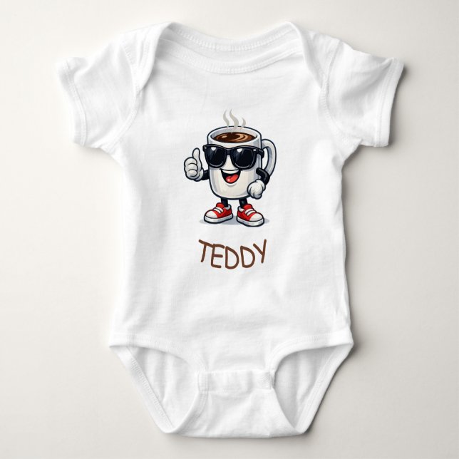 Uppladdad Kaffe Kopp T Shirt (Framsida)