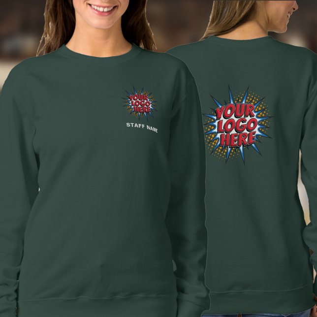 Uppladdningsmall för namn & Logotyp, framsida och  T Shirt (Skapare uppladdad)