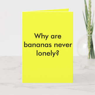 Upplaga 1 för kort för bananhandelhälsning!