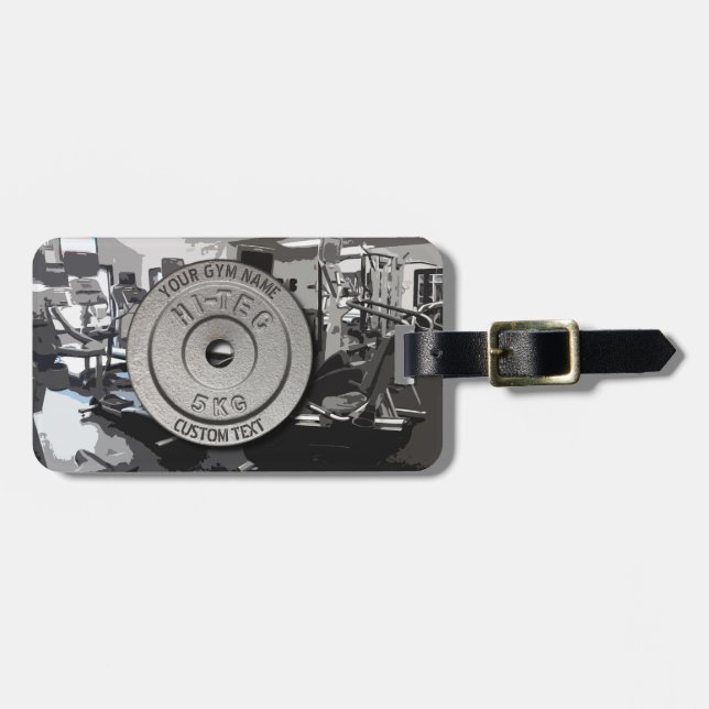 Upplaga för grå färg för idrottshallägare- eller bagagebricka (Horisontell Framsida)