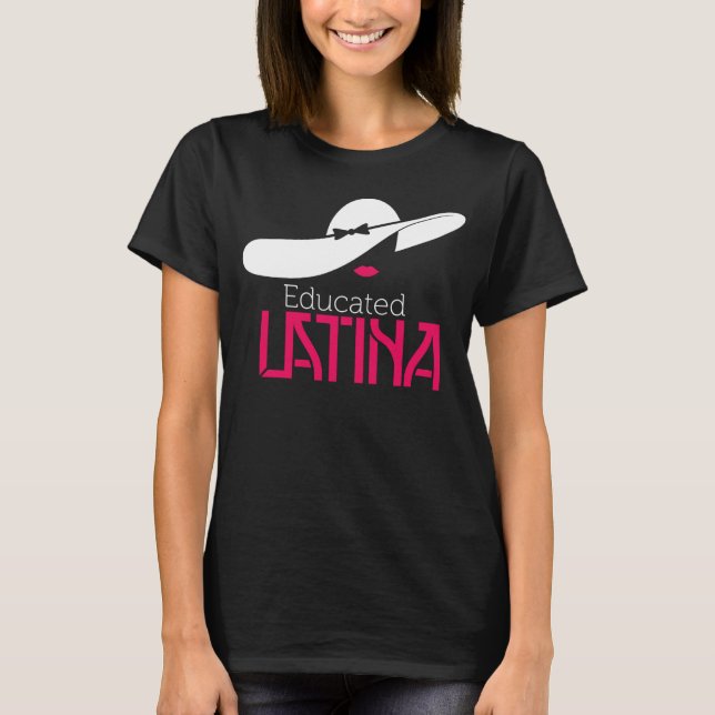 Upplärd Latina Studenten T Shirt (Framsida)