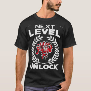Upplås Joystick-videospel på nästa nivå T Shirt