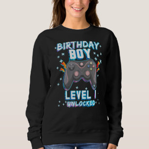 Upplåsning av videospel 1:a födelsedagsspelsboxen t shirt