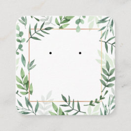 Uppläsningskort för vattenfärg Löv Motif