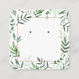 Uppläsningskort för vattenfärg Löv Motif