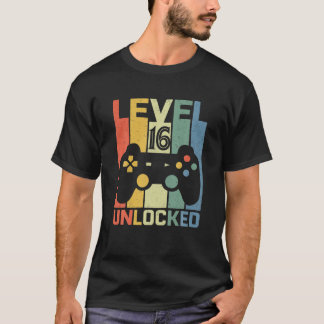 Upplåst 16 års gammalt videospel på 16:e plats t shirt