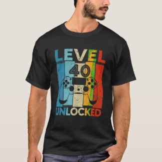 Upplåst 40-dagars videospel på 40 år t shirt